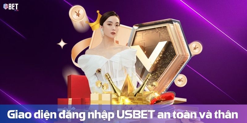 Giao diện đăng nhập USBET an toàn và thân thiện